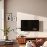 Telewizor na ścianie - jak ukryć kable?