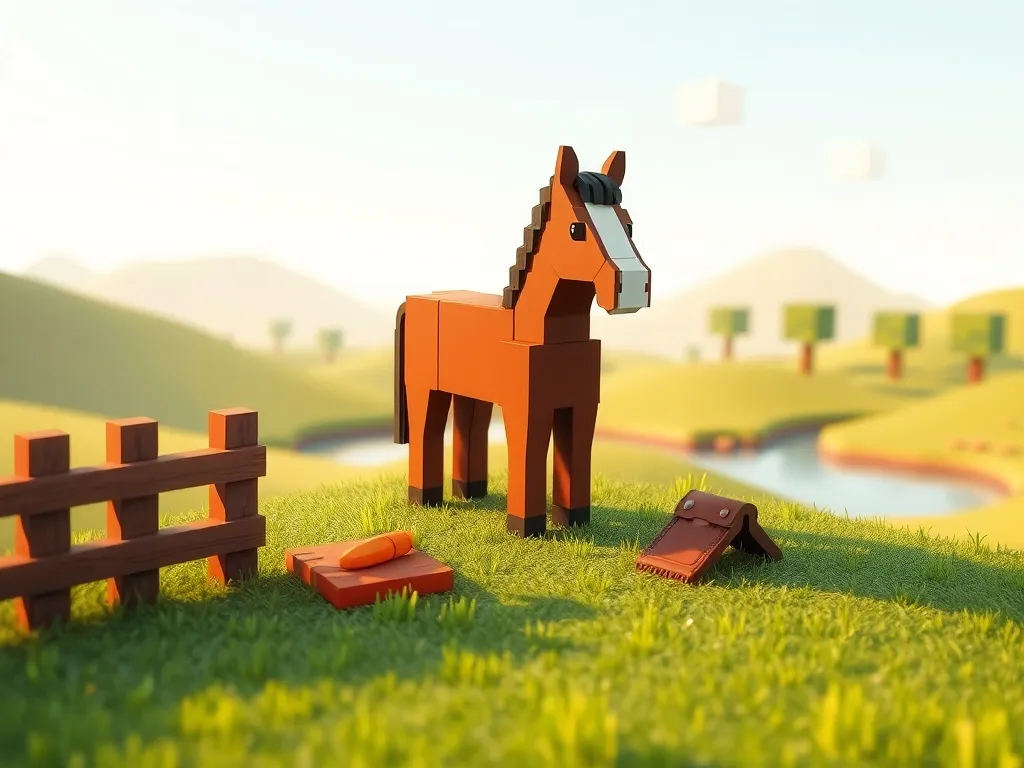 Jak oswoić konia w Minecraft?